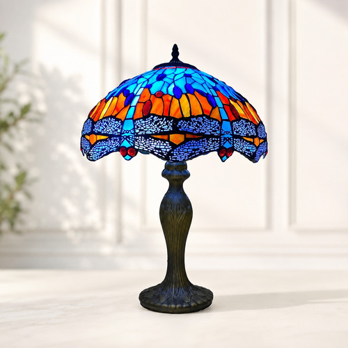 Tiffany inch table - tiffany, lamp