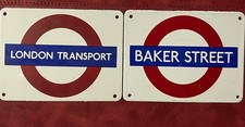 Garnier Reproduction London Transport Underground / Baker Street Signs