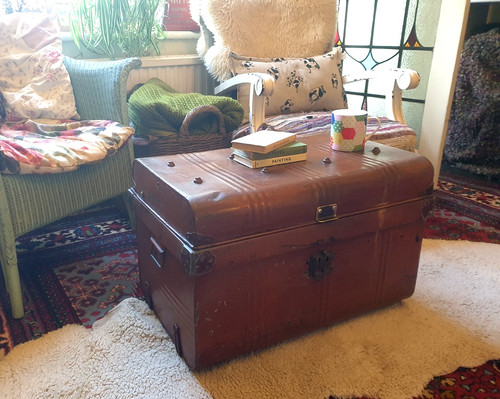 Antique tin steamer - antique,