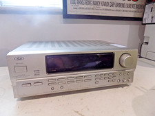 Eltax AVR-200 AV Power Amplifier Amp Silver FAULTY Sold as SPARES/PARTS