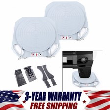 Wheel Front End Alignment Turn Plates Set 2 Pack Truck Turntable Plates 5Ton NEW