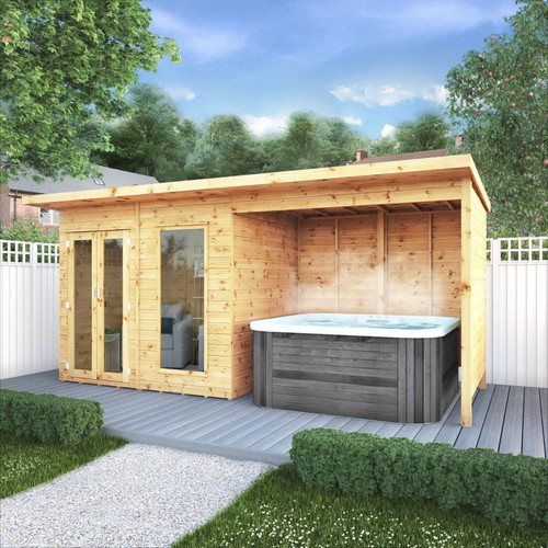 Summerhouse with patio area - summerhouse,