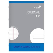 Silvine A4 Double Cash Book Keeping Journal 32 Pages (SJA4J-P) Accounting Tax