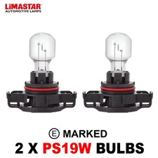 Light Bulb Single PS19W 12V 19W Round Black Base For DRL x 2