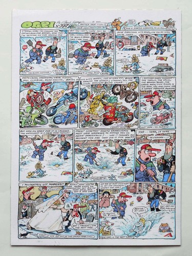 Original ogri strip cartoon - original,
