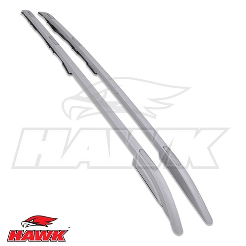 Aluminium silver roof rails - roof,