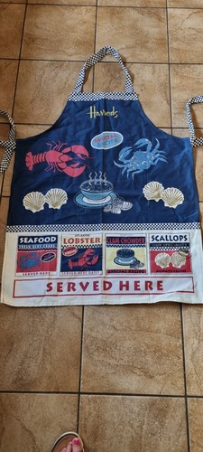 Harrods special recipe apron - recipe,