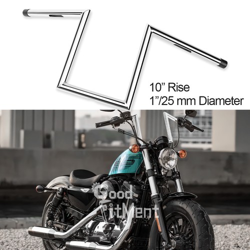 Rise chrome 25mm ape - 10",