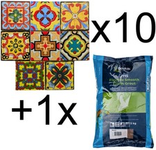 10x Set of 8 Moroccan Spanish