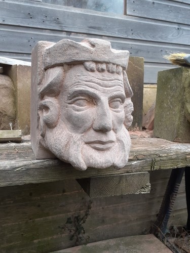 Old stone carving - old, carving,