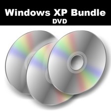 Windows XP Professional Recovery Reinstallation 3 x DVD Bundle