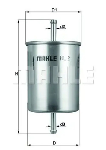 Fuel filter line - fuel, in-line