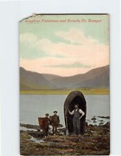 Postcard Loughros Fisherman