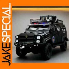 JakeSpecial - Miniature Car 1:32 Alloy Police Armored Car Model Model Re...