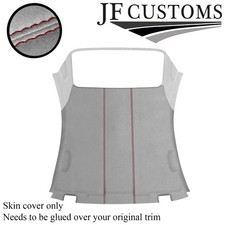 D RED STITCH L GREY SUEDE