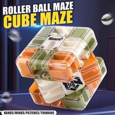 Puzzle Maze Cube,Large Labyrinth 3D Puzzle Maze Cube,Engaging Brain Teaser Toy