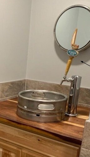 Beer keg sink stainless - beer,
