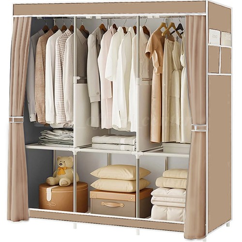 Fabric canvas wardrobe - canvas, with