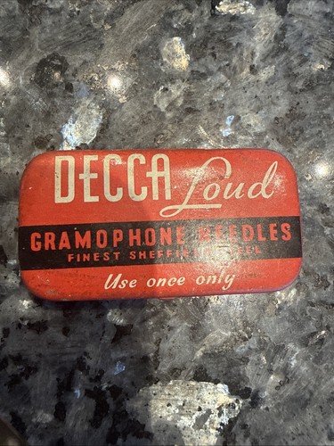 Decca loud gramophone - decca, needles