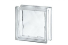 Clear Wave Glass Block (Pack of 5)   (Construction Block)