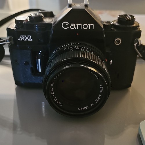 Canon vintage 35mm slr - a-1,