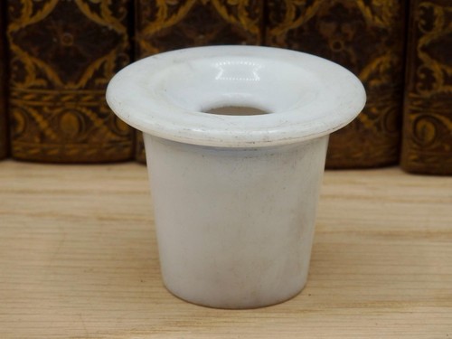 Vintage inkwell white - inkwell,