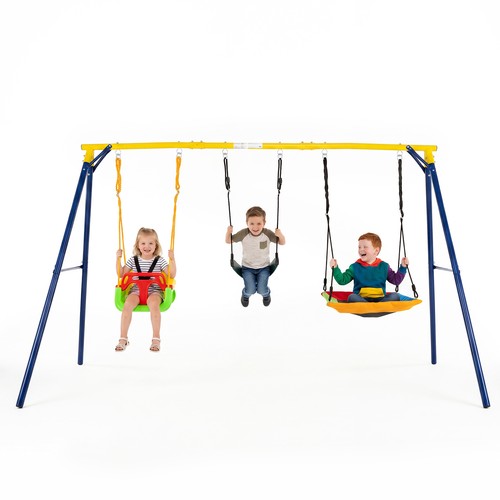 Heavy duty metal swing - swing, frame