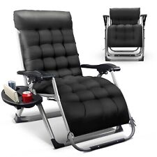KEPLIN Square Tube Gravity Chair with Cushion  Extra-Wide Recliner Zero Gravity