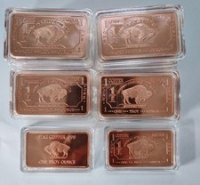999. Fine Copper 1oz Bullion