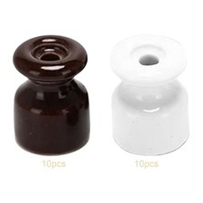 10 Pieces Porcelain Insulators