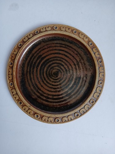 Quantock studio pottery plate - pottery,