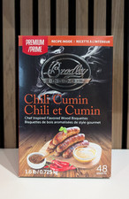 Bradley Smoker Bisquettes Flavour Premium Chili Cumin Blend x48 Grill Barbecue