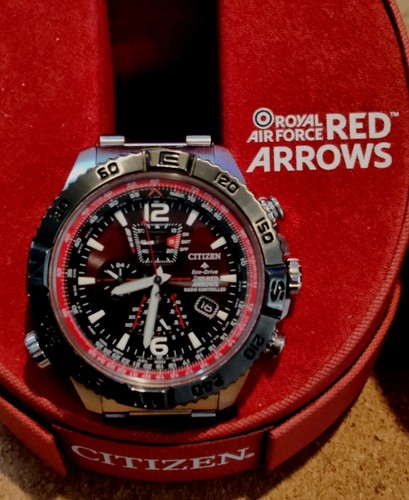 Citizen red arrows chronograph - red,