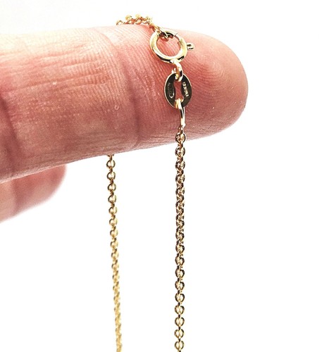 Gold chain necklace mini rolo - gold,