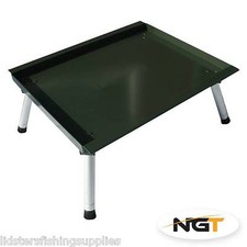 Brand New Fishing Bivvy Bait Table Carp Coarse Tackle NGT TABLE Metal Table
