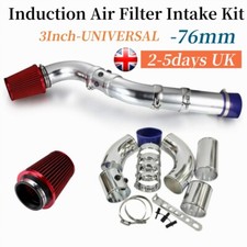 76mm 3" Induction KIt Universal Performance Cold Air Filter Induction Intake Kit