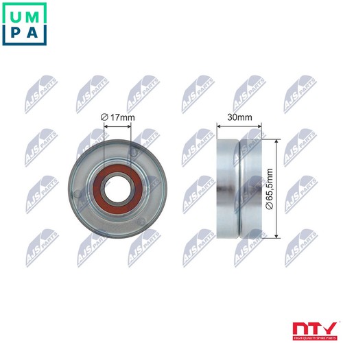 Tensioner pulley vribbed belt - tensioner,