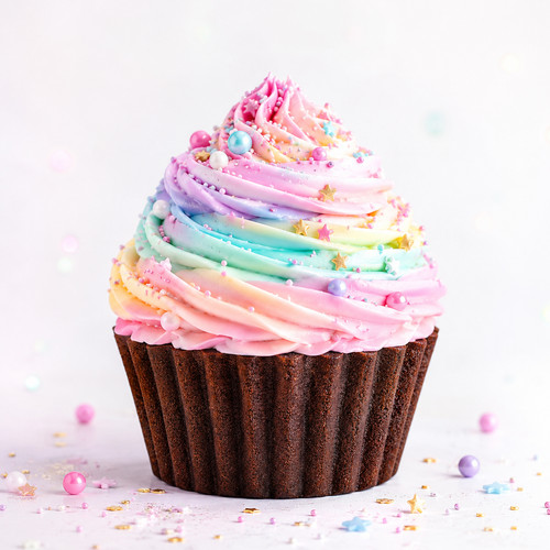 Giant cupcake baking pan - 3d,