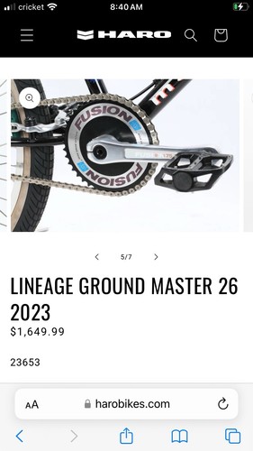 Haro fusion crankset bmx bike - haro,