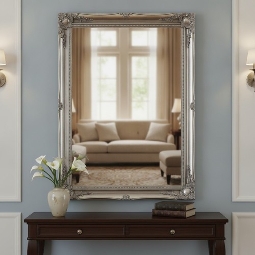 Extra large silver antique - silver,