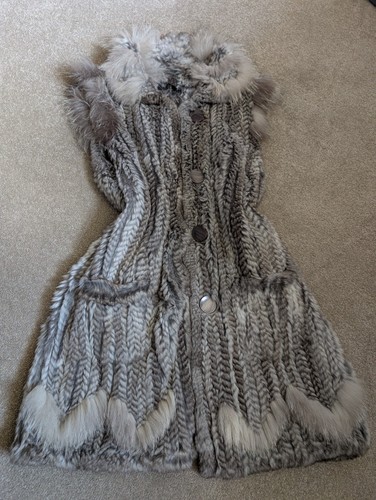 Milestone knitted rabbit - rabbit, fur