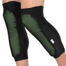 ROCKBROS Cycling Knee Pad Shin Pad Calf Guard Protector Leg Sleeve Black Green