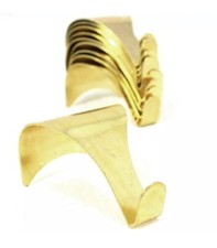 5 X Brass Picture Rail Hanging