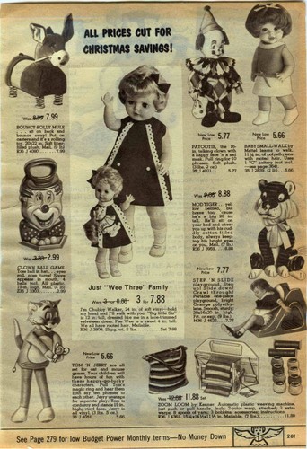 1969 advertisement doll - doll, wee