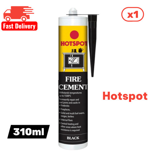 Hotspot black fire cement - black,