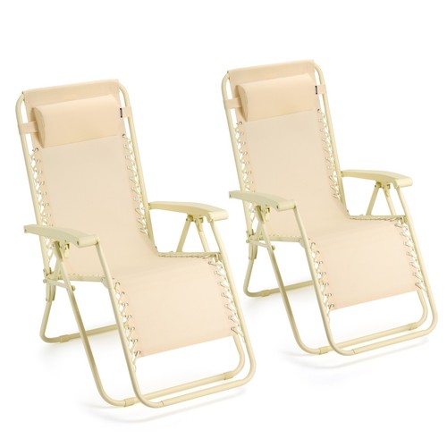 Zero gravity chairs set - zero, 2