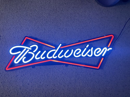 Budweiser led neon sign wall - neon,