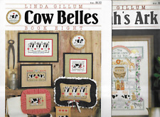 2 x Dimensions Noah's ArK & Cow Belles Linda Gillum Cross Stitch Chart Pattern