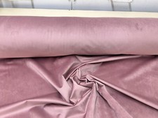 VELVET fabric UPHOLSTERY PLUSH FINISH 140 CMS WIDE DESIGNER MATERIAL SOFA pink