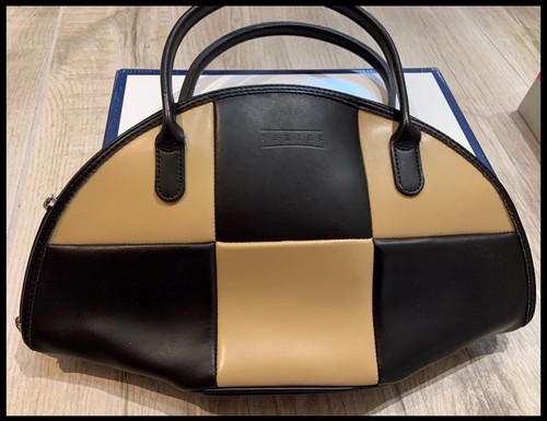 Texier black tan leather - texier,